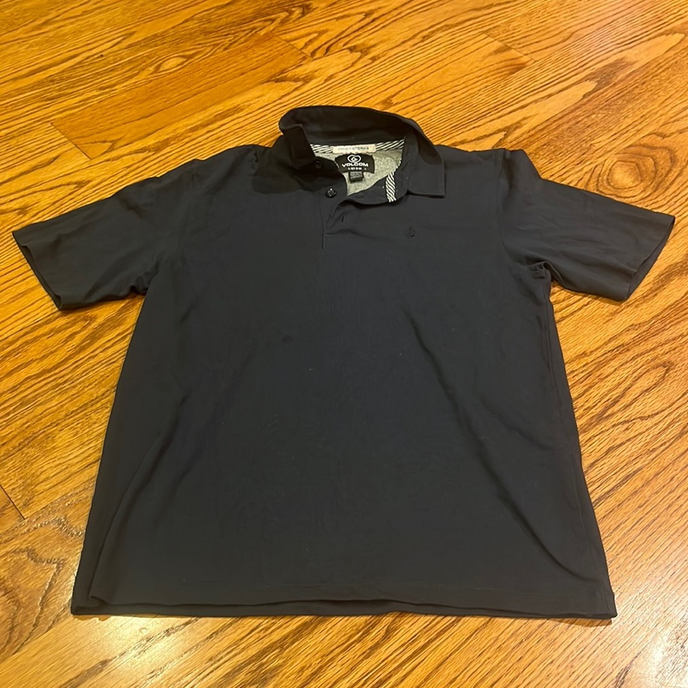 Volcom Boy’s Navy Polo Size L 12-14